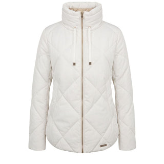 White Polyester Women Jacket