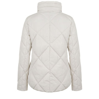 White Polyester Women Jacket