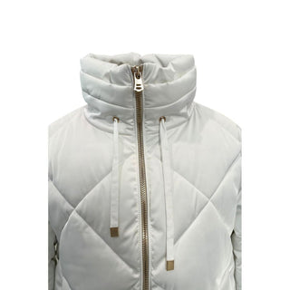 White Polyester Women Jacket