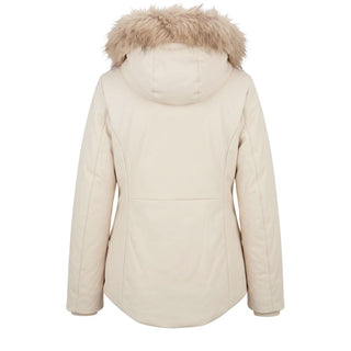 White Nylon Women Jacket