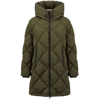 Green Polyester Women Jacket