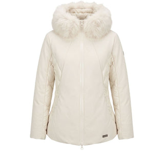 White Nylon Women Jacket