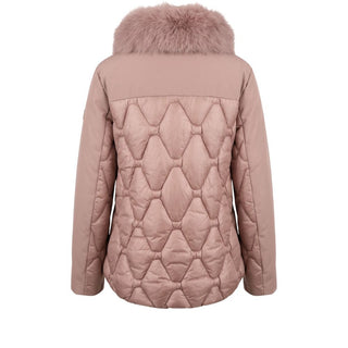 Pink Nylon Women Jacket