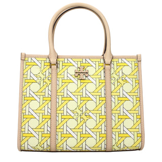 Yellow Fabric Handbag