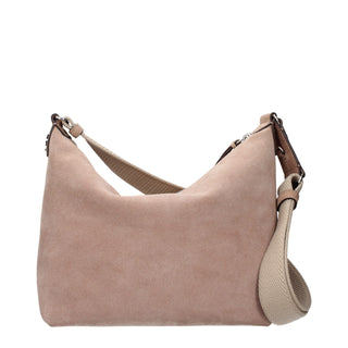 Pink Leather Crossbody Bag