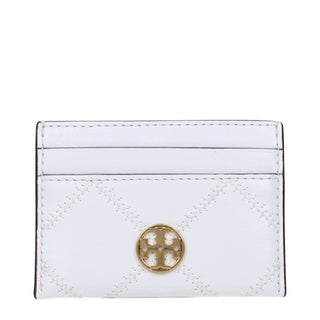 White Leather Cardholder