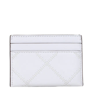 White Leather Cardholder