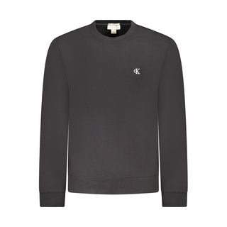 Black Cotton Menswear Sweatshirt
