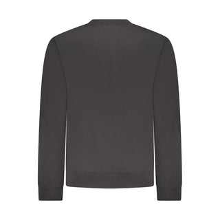 Black Cotton Menswear Sweatshirt