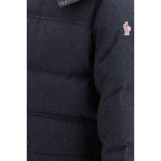 Blue Wool Oves Aries Full-Length Jacket