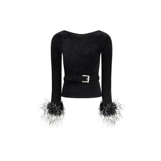 Black Viscose Blouse