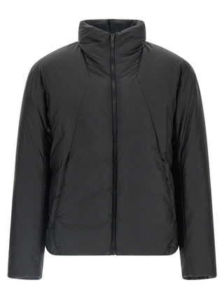 Black Nylon Full-Length Jacket