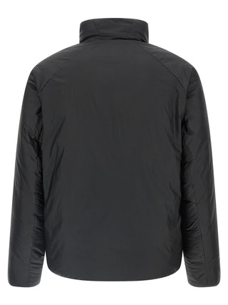 Black Nylon Full-Length Jacket
