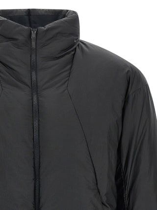 Black Nylon Full-Length Jacket