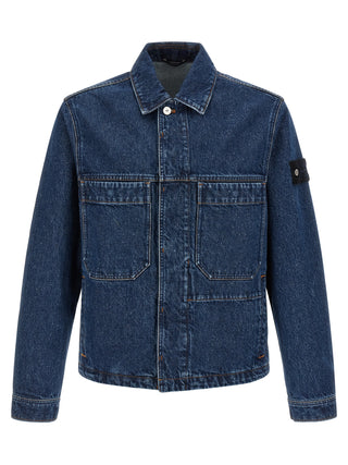 Blue Cotton Denim Jacket