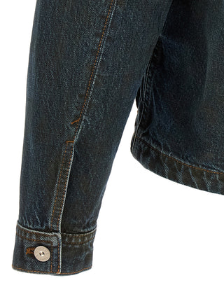Blue Cotton Denim Jacket