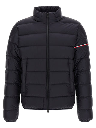 Blue Polyamide Full-Length Jacket