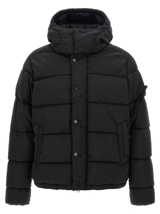 Black Virgin Wool Full-Length Jacket