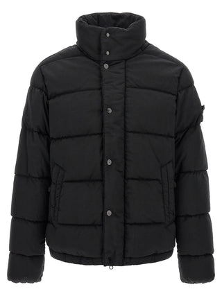 Black Virgin Wool Full-Length Jacket