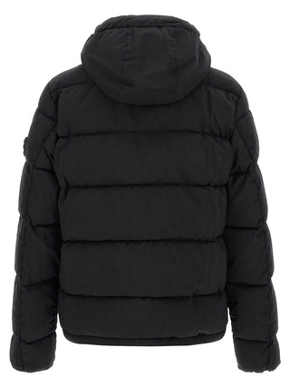 Black Virgin Wool Full-Length Jacket