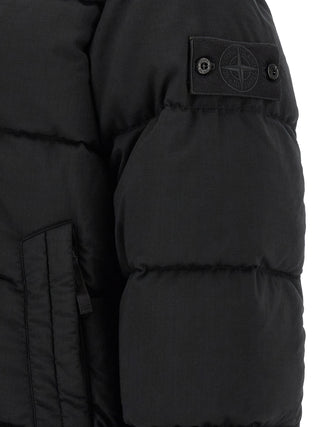 Black Virgin Wool Full-Length Jacket