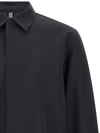 Black Paper Blouse