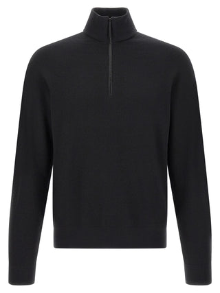 Black Wool Cardigan