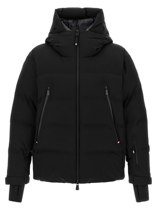 Black Polyamide Full-Length Jacket