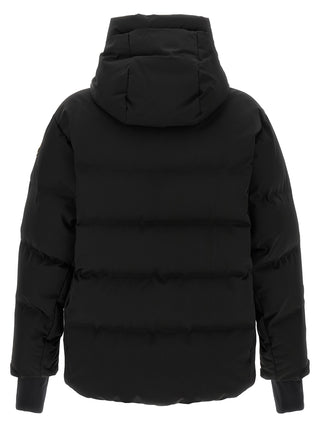 Black Polyamide Full-Length Jacket