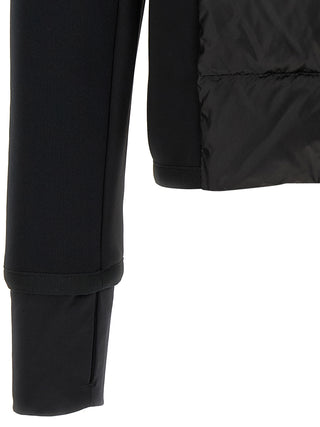 Black Polyamide Sweatshirt