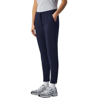 Navy Blue Cotton Athletic Pants