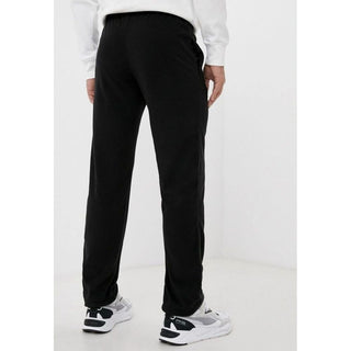Black Polyester Joggers (Workout Pants)