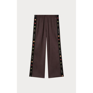 Beige Polyester Casual Pants