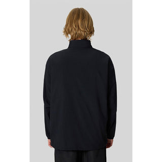 Navy Blue Polyamide Bomber
