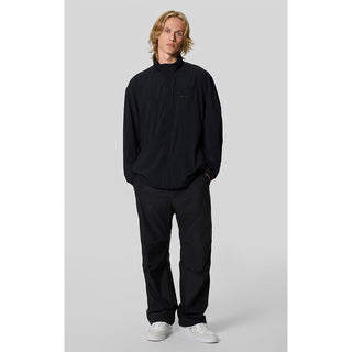 Navy Blue Polyamide Bomber