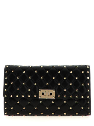 Black Lamb Leather Shoulder Bag