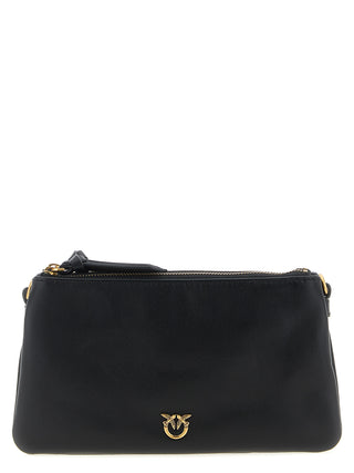 Black Calfskin Crossbody Bag