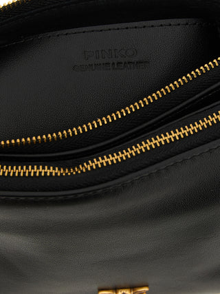 Black Calfskin Crossbody Bag