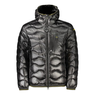 Black Polyamide Men's Jacket