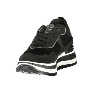 Black Polyurethane Women's Sneaker