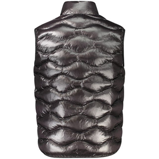 Black Fabric Men's Vest
