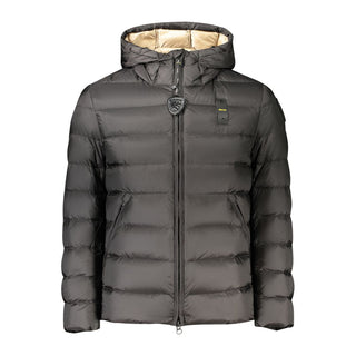 Black Polyamide Men's Jacket