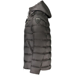 Black Polyamide Men's Jacket