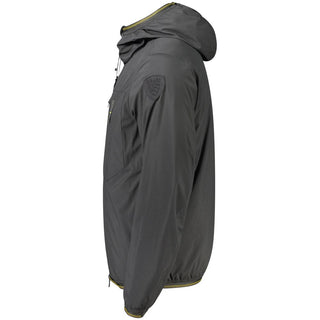 Black Polyester Men's Jacket