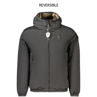 Black Polyamide Men's Jacket