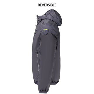 Blue Polyamide Men's Jacket