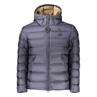 Blue Polyamide Jacket