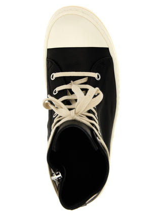 Bicolor Calfskin High Top Sneakers