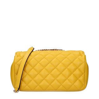 Yellow Leather Shoulder Bag