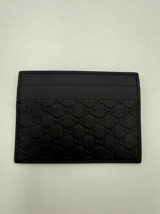 GUCCI GG Leather Black Cardholder